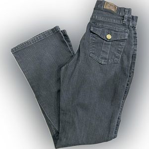 Lee Classic fit Straight leg women’s black jeans size 4 Petite